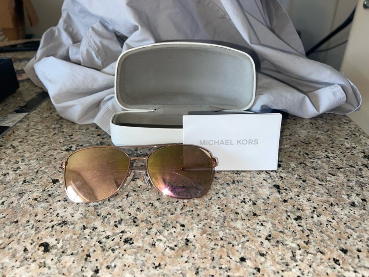 Michael Kors Stratton MK1096 Aviator Sunglasses