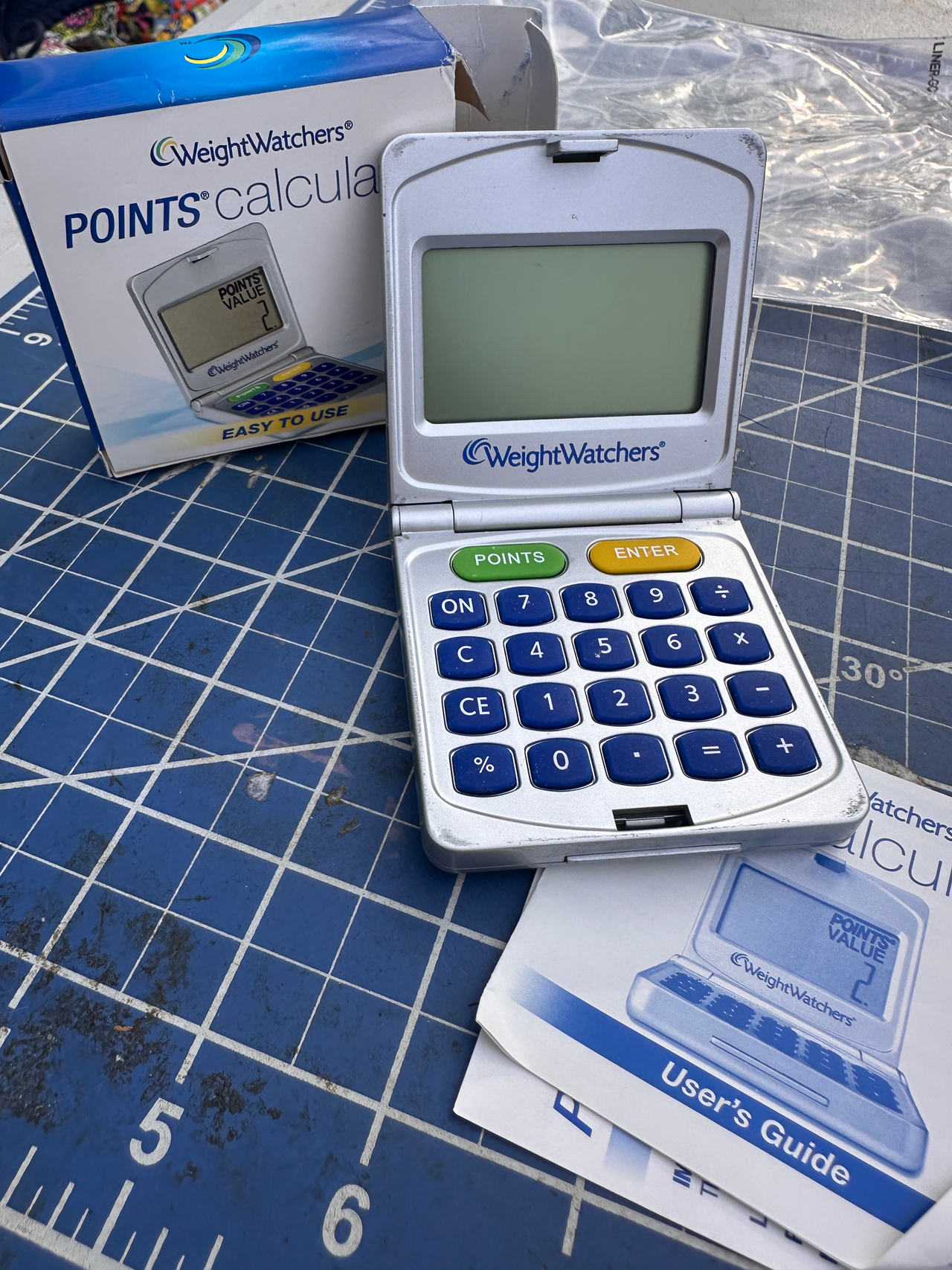 Weight Watchers Points Calculator w box and instructions 007-39
