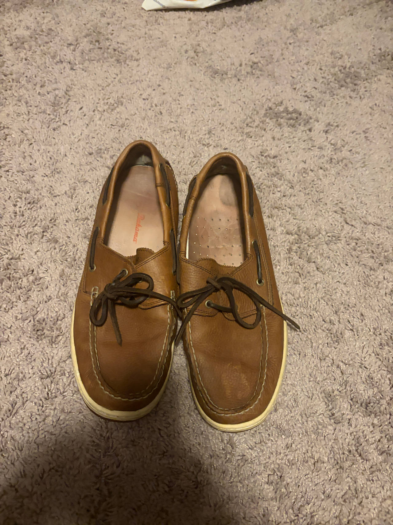 Tommy Bahama Leather Boat Shoes