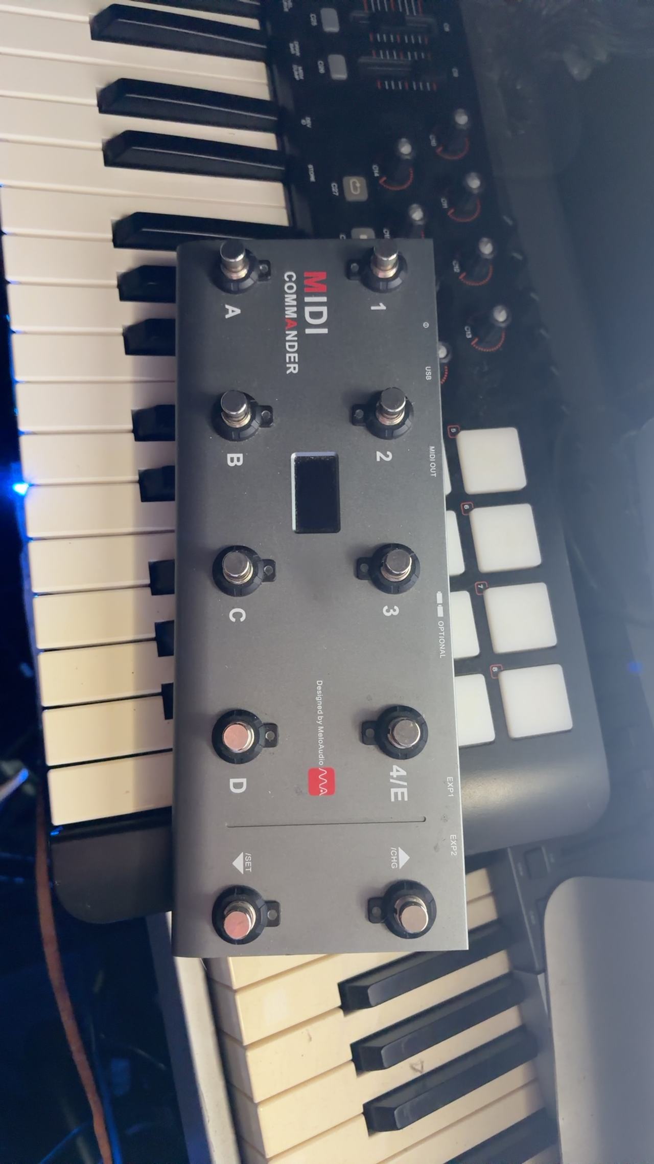 MeloAudio MIDI Commander USB Foot Controller