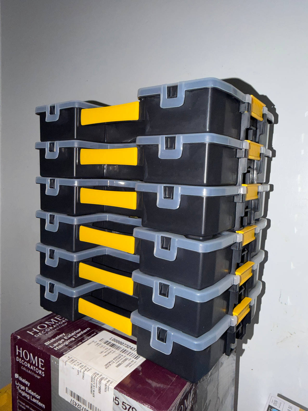 6 Stanley SortMaster Junior Organizer. 14 Compartments each