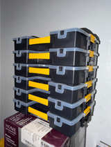 6 Stanley SortMaster Junior Organizer. 14 Compartments each - Image 1