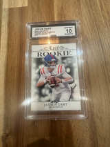 2024 Leaf Rookie Achievements Jaxson Dart CCG 10 - Image 1