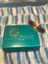 Sergio Lub Tortoise Shell Design Brass Magnetic Bracelet - Image 6
