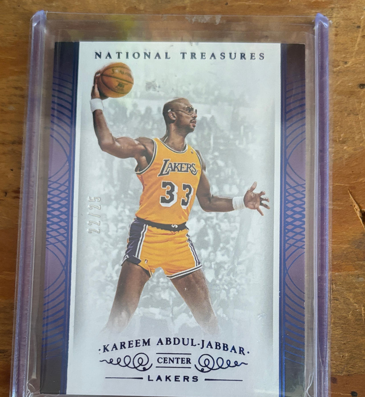 2020-21 Panini National Treasures Kareem Abdul-Jabbar #84 /25