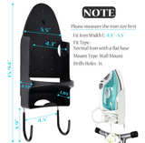 Ironing Board Hanger Wall Mount Electric Iron Holder Ironing Board Rack House - Image 2