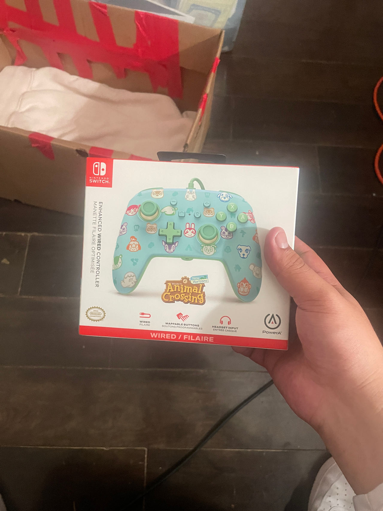 PowerA Enhanced Wired Controller for Nintendo Switch - Animal Crossing