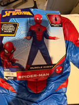 Marvel Spider-Man Muscle Chest Costume - Image 1