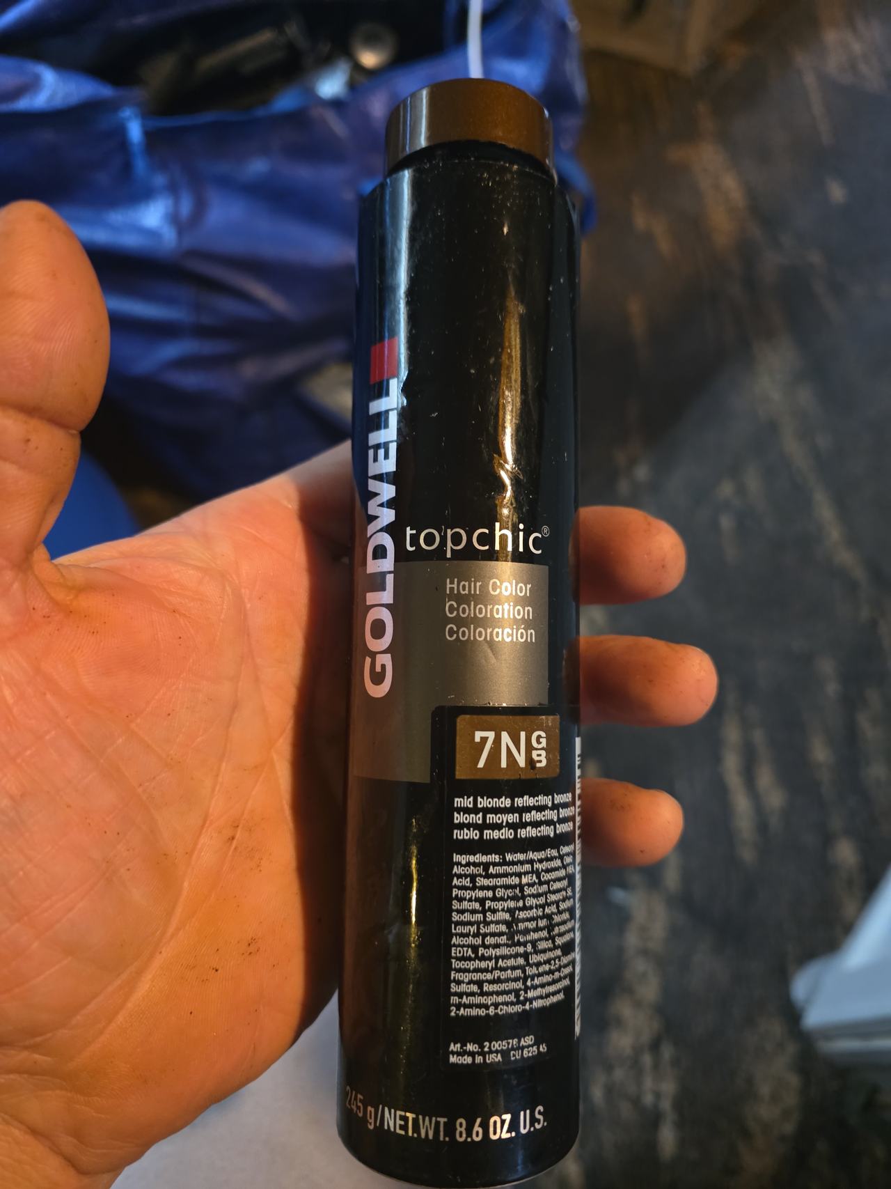 Goldwell Topchic Hair Color 7NG Mid Blonde Reflecting Bronze