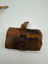 Vintage Corn Cob Pipe, Knife, and Leather Pouch Set - Image 4