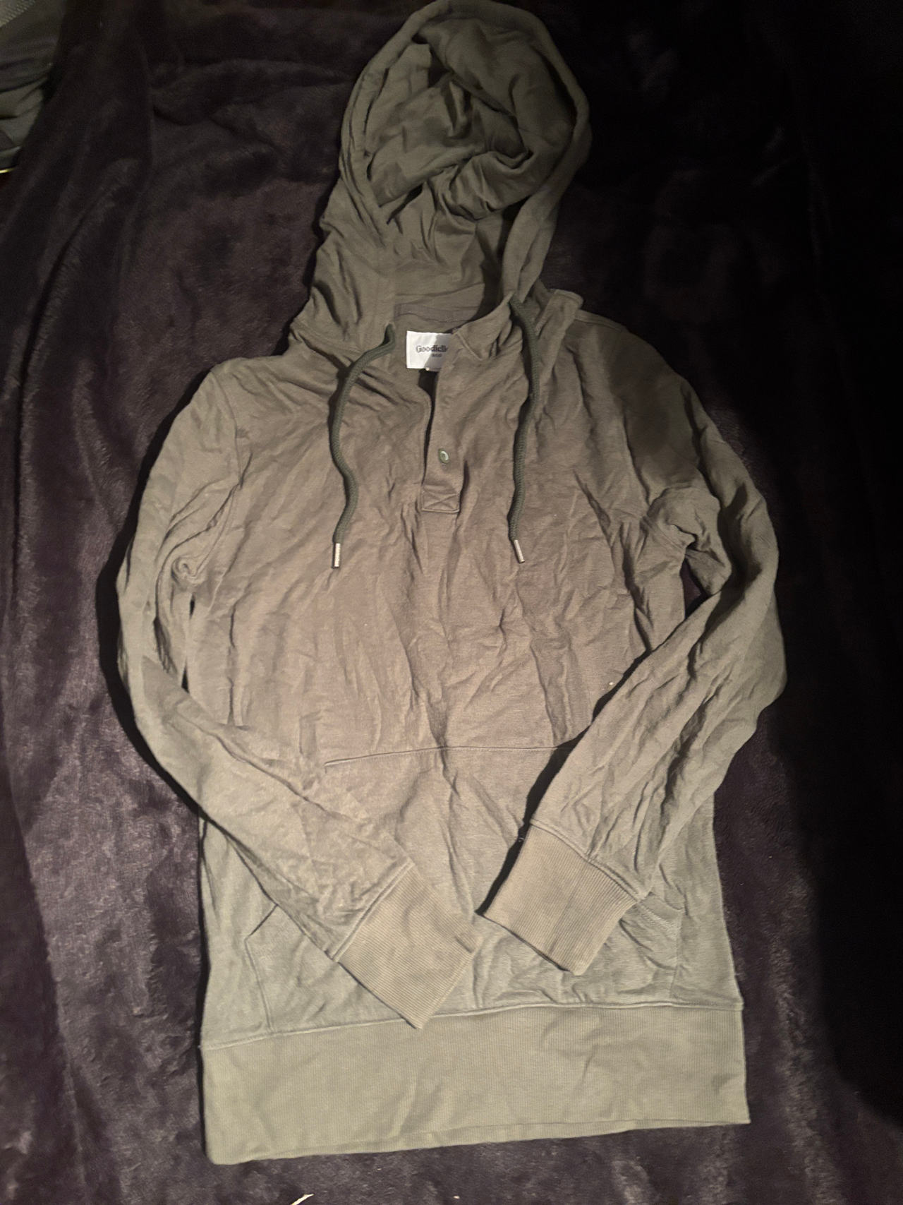 Goodfellow & Co Hooded Henley Pullover
