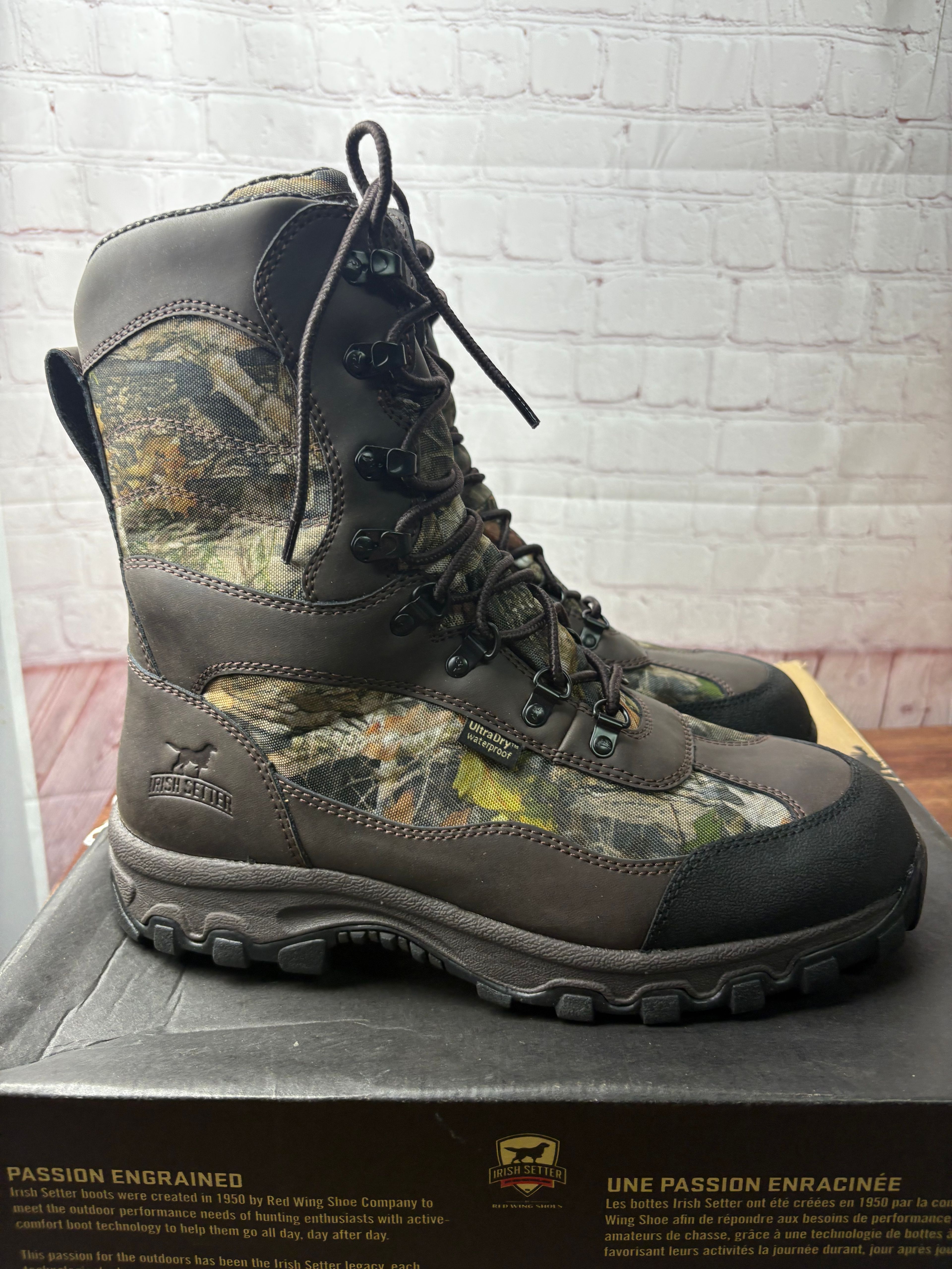 Red Wing Irish Setter Hunting Crosshair Boots Insulated Model 1868 sz 11 E2 - Image 7