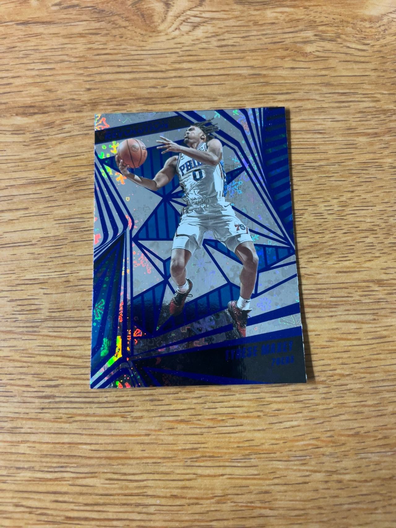 Panini Revolution Tyrese Maxey #66 Philadelphia 76ers Basketball Card