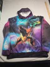 Slash Galaxy Graphic Hoodie Large - Image 2