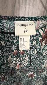 H&M x Morris & Co. Floral Print Blouse US size 10 - Image 2
