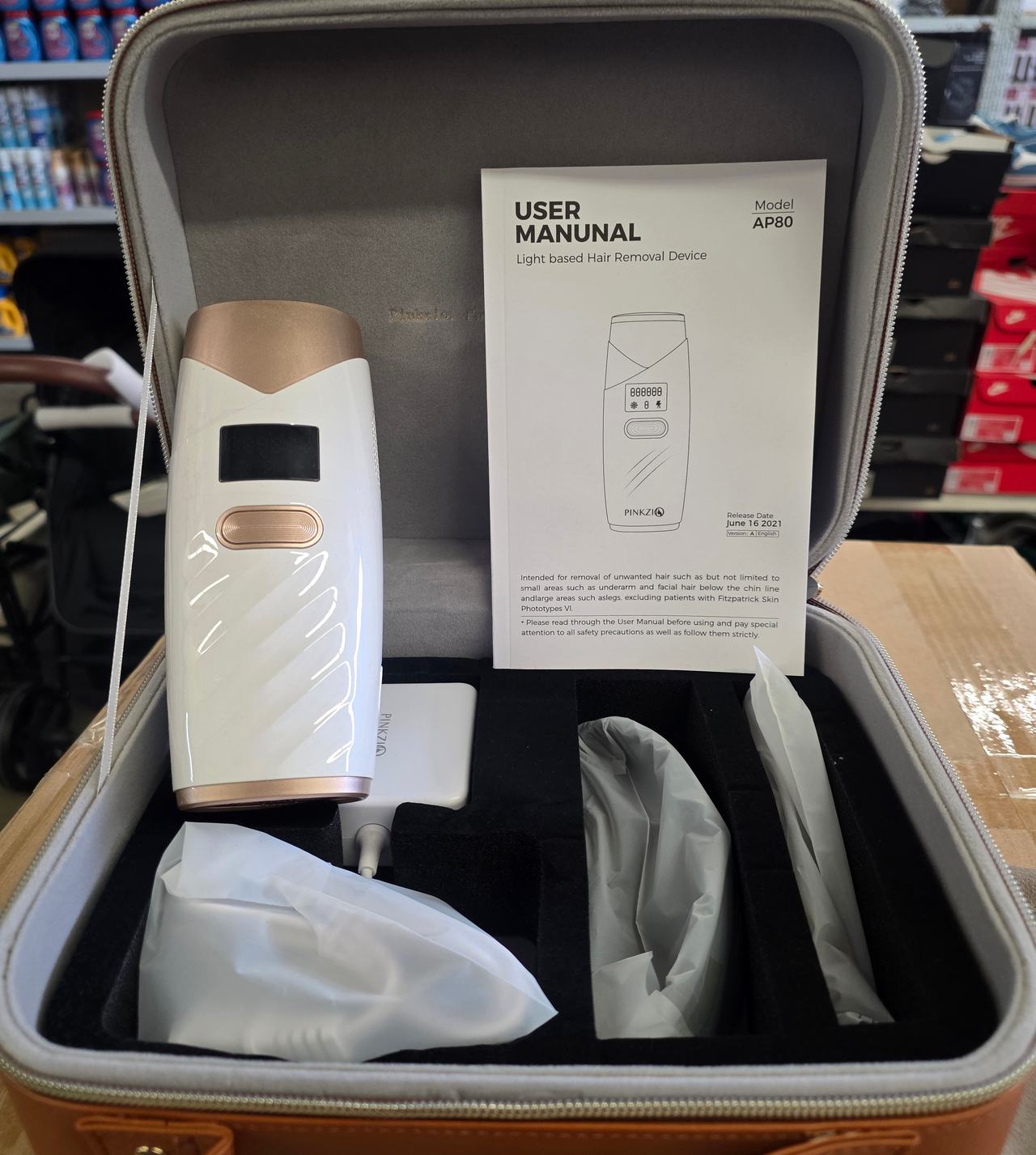 $42. Pinkzio AP80 IPL Hair Removal Device