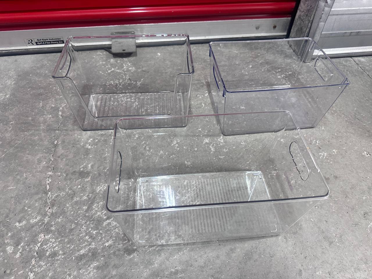 Clear Plastic Storage Bins