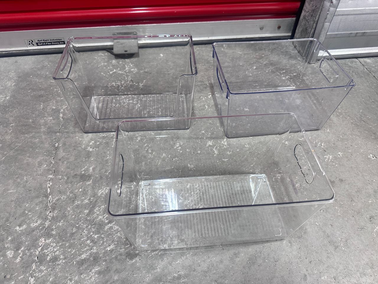 Clear Plastic Storage Bins