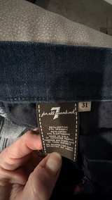 7 For All Mankind Floral Brocade Skinny Jeans - Image 5