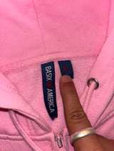 San Antonio Pink Zip-Up Hoodie - Image 2