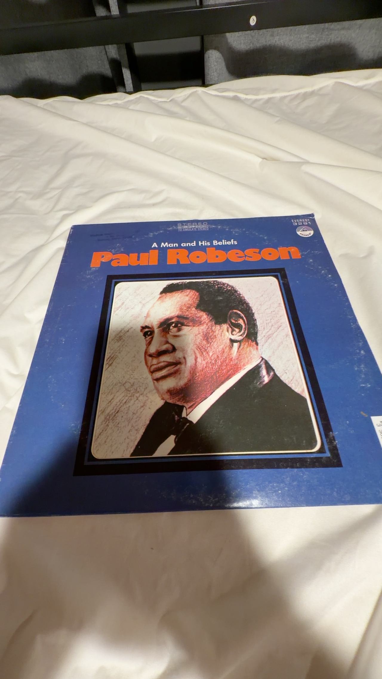 Paul Robeson A Man and His Beliefs Vinyl LP