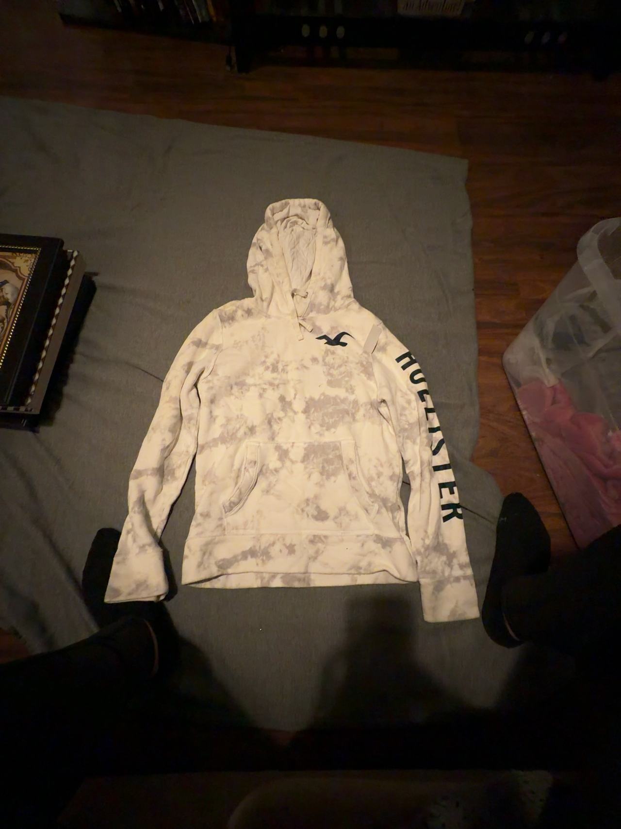 Hollister Tie Dye Hoodie Gray