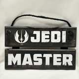 Star Wars Jedi Master Wooden Hanging Sign - Image 1