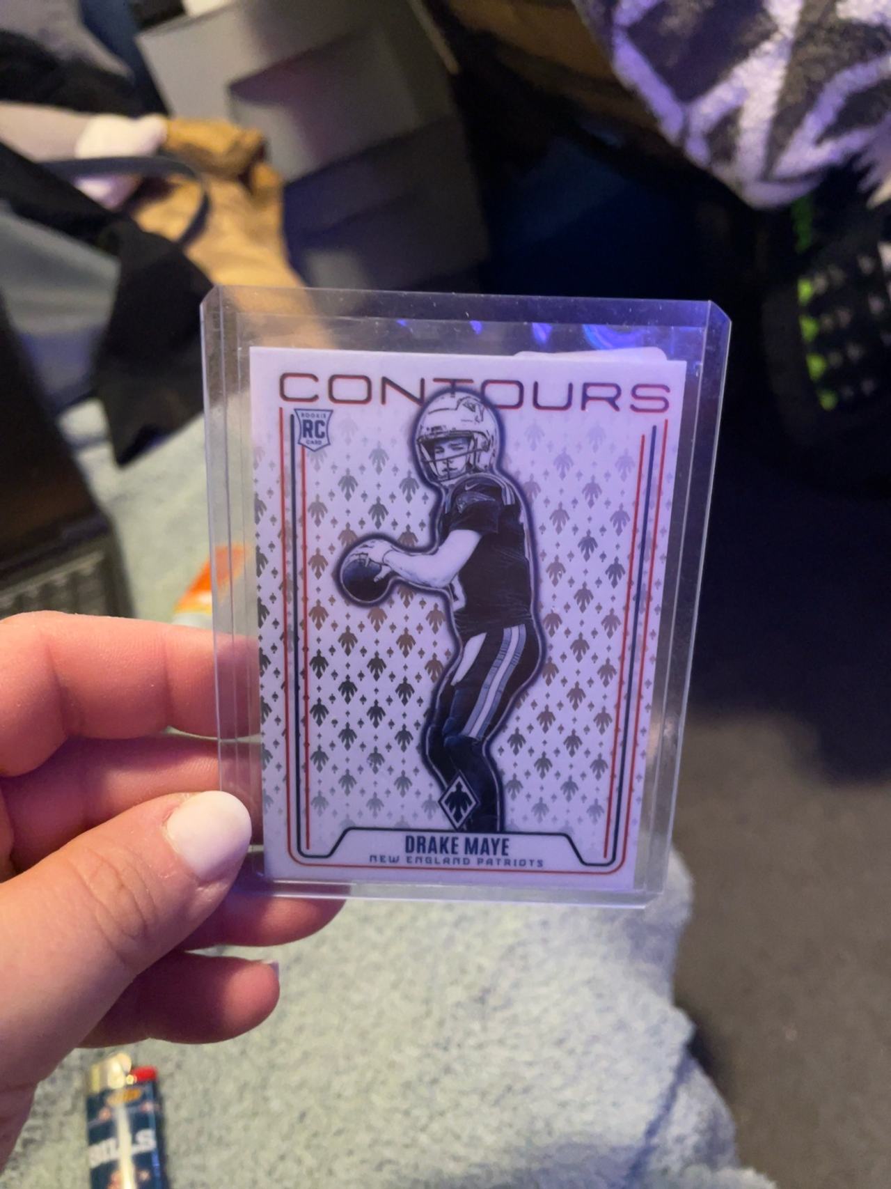 Panini Phoenix Contours Drake Maye 2024 Rookie Card