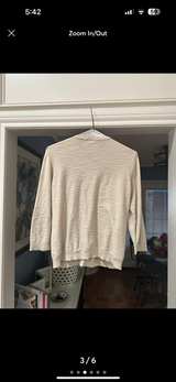 Women's Cream Cardigan Sweater - Image 3