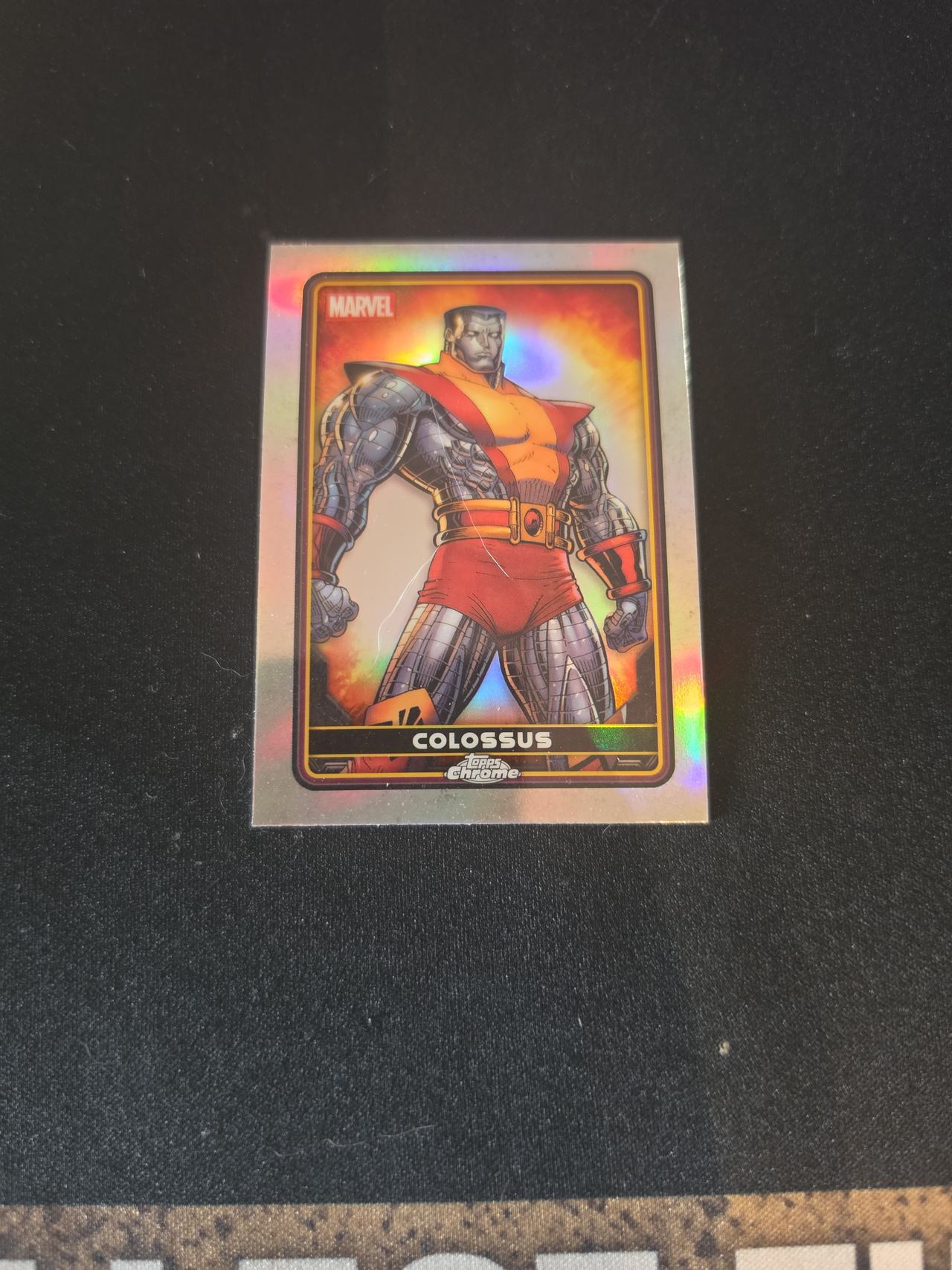 Topps Chrome Marvel Colossus Card