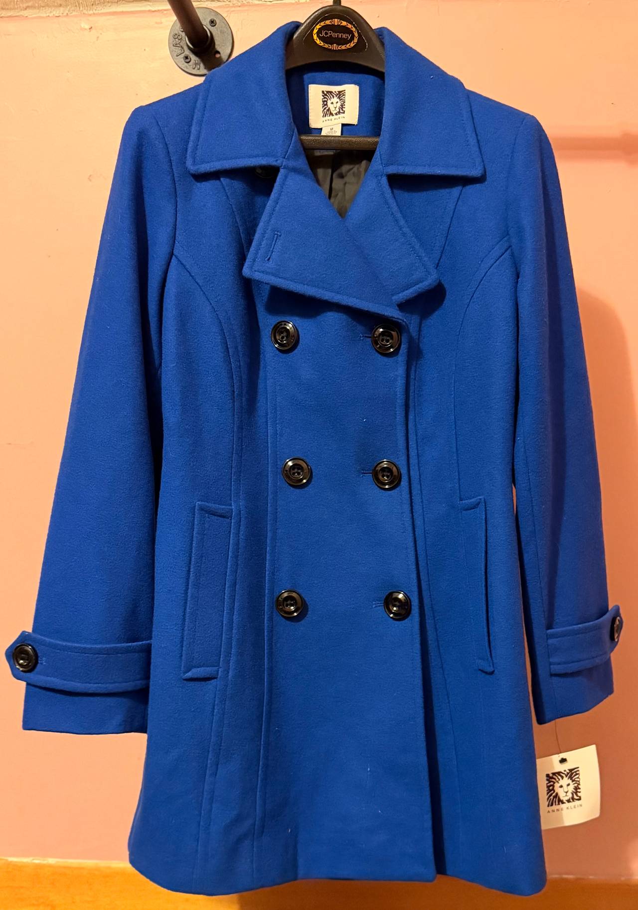 Anne Klein Double Breasted Peacoat