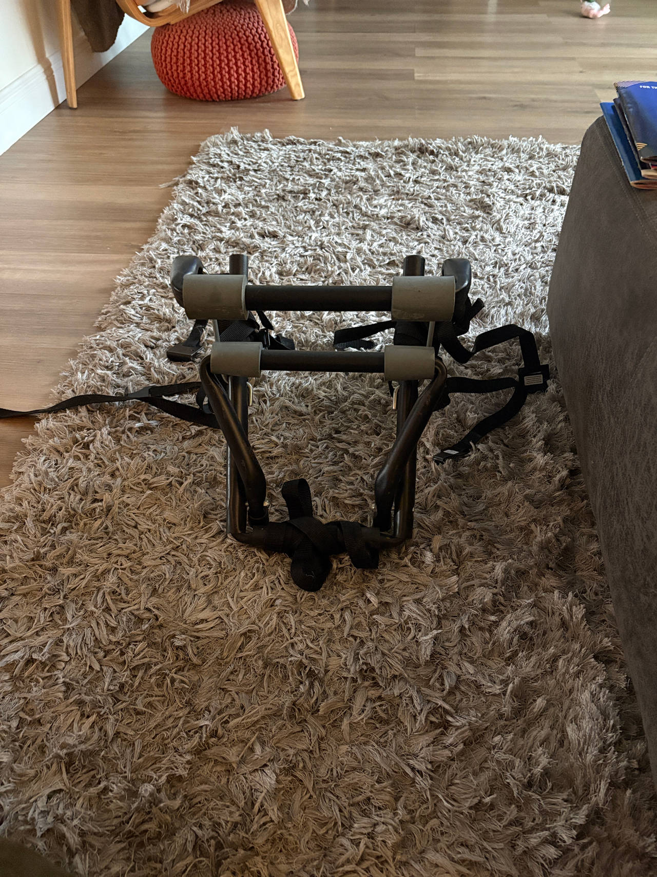 trunk-mounted bike rack