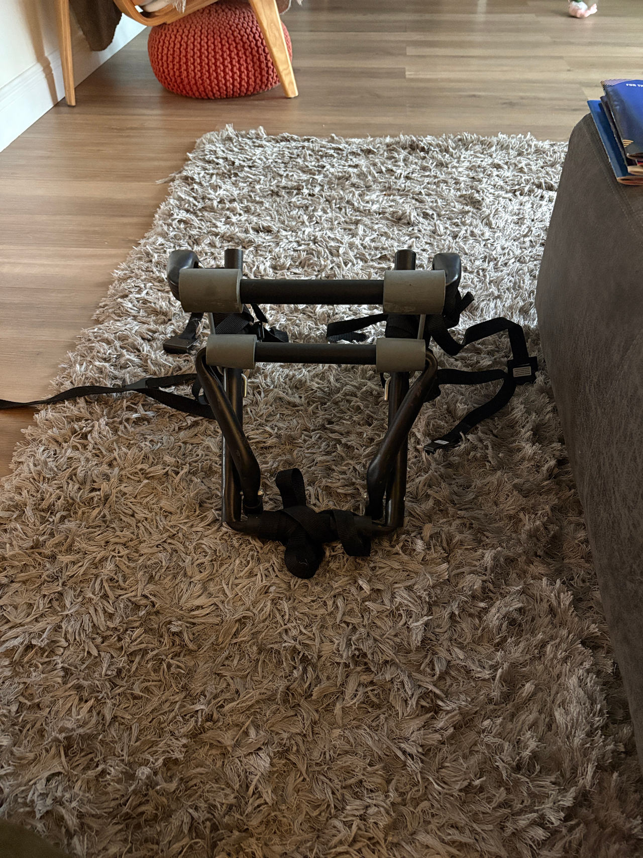 trunk-mounted bike rack