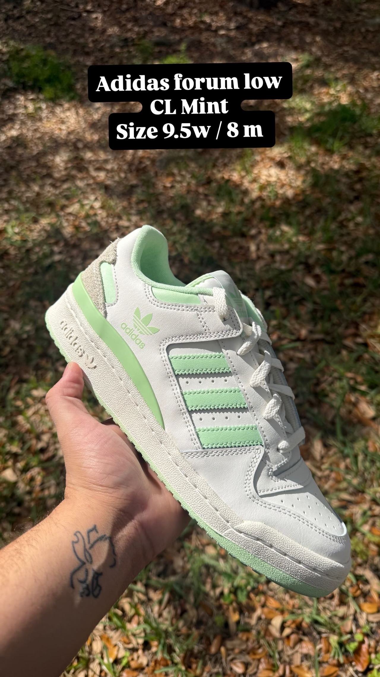 adidas Forum Low CL Mint White