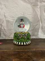 Mackenzie-Childs Snowman Snow Globe - Image 1
