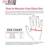 SKYDEER Large 100% Waterproof and Premium Deerskin Suede Leather Ski Gloves - Image 6