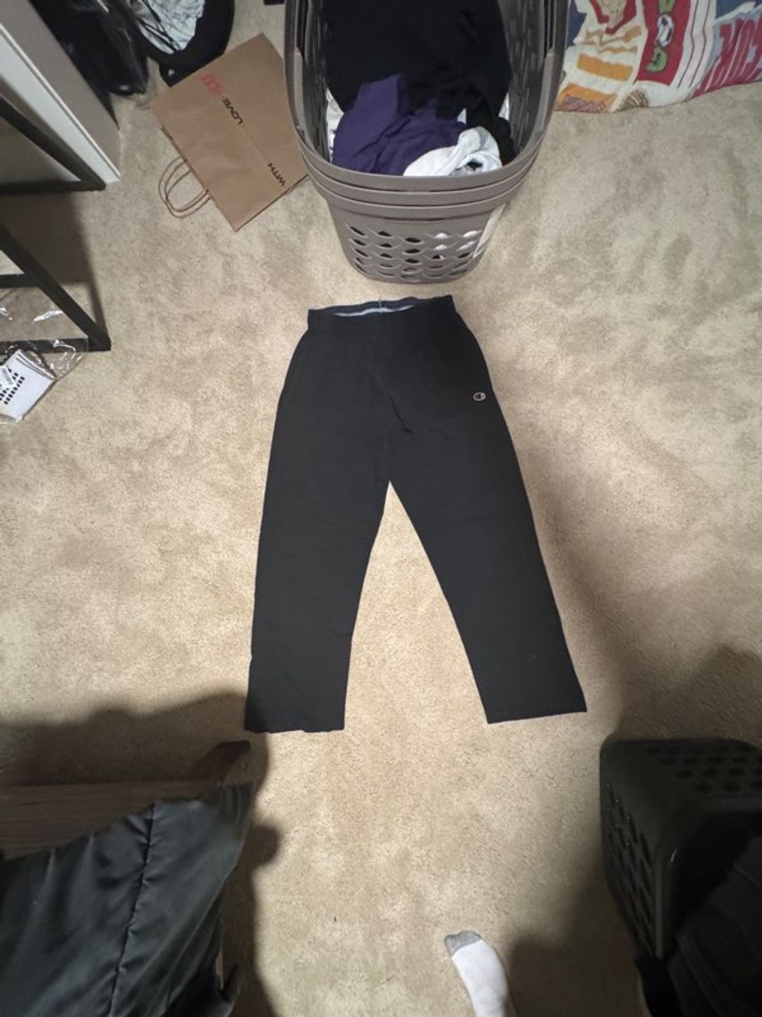 Champion Powerblend Fleece Open Bottom Sweatpants