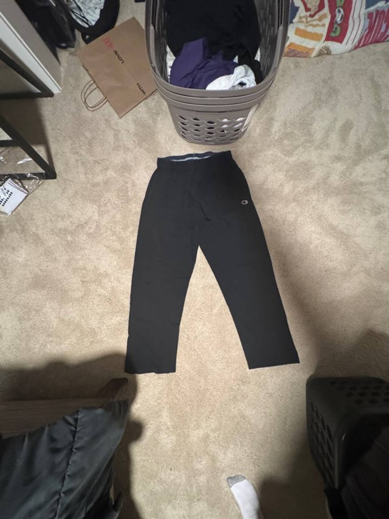 Champion Powerblend Fleece Open Bottom Sweatpants