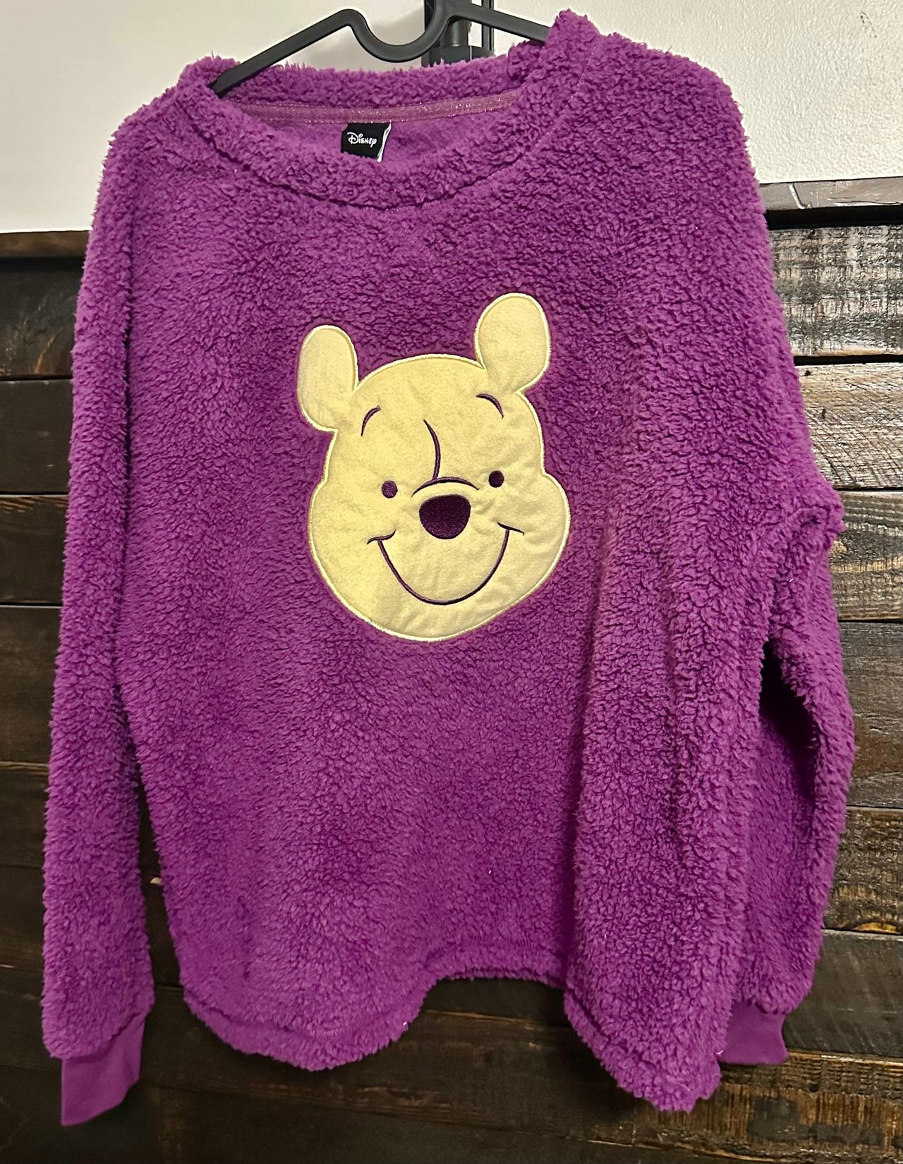 Disney Winnie the Pooh Purple Sherpa Sweatshirt