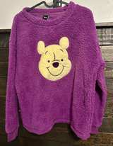 Disney Winnie the Pooh Purple Sherpa Sweatshirt - Image 1