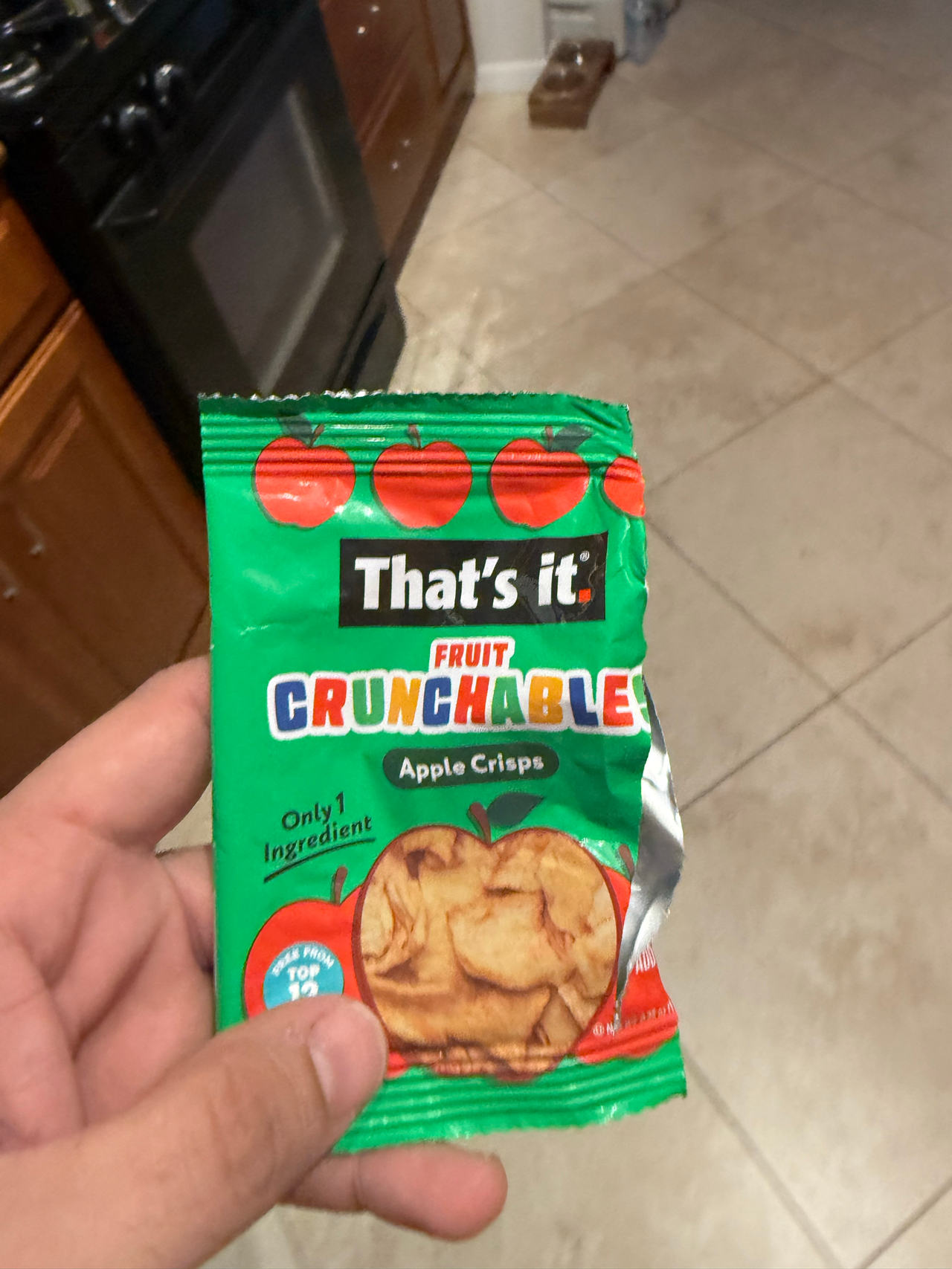 That's it. Fruit Crunchables Apple Crisps