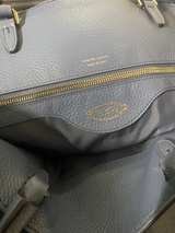 Tod's Double T Leather Top Handle Bag Blue - Image 5