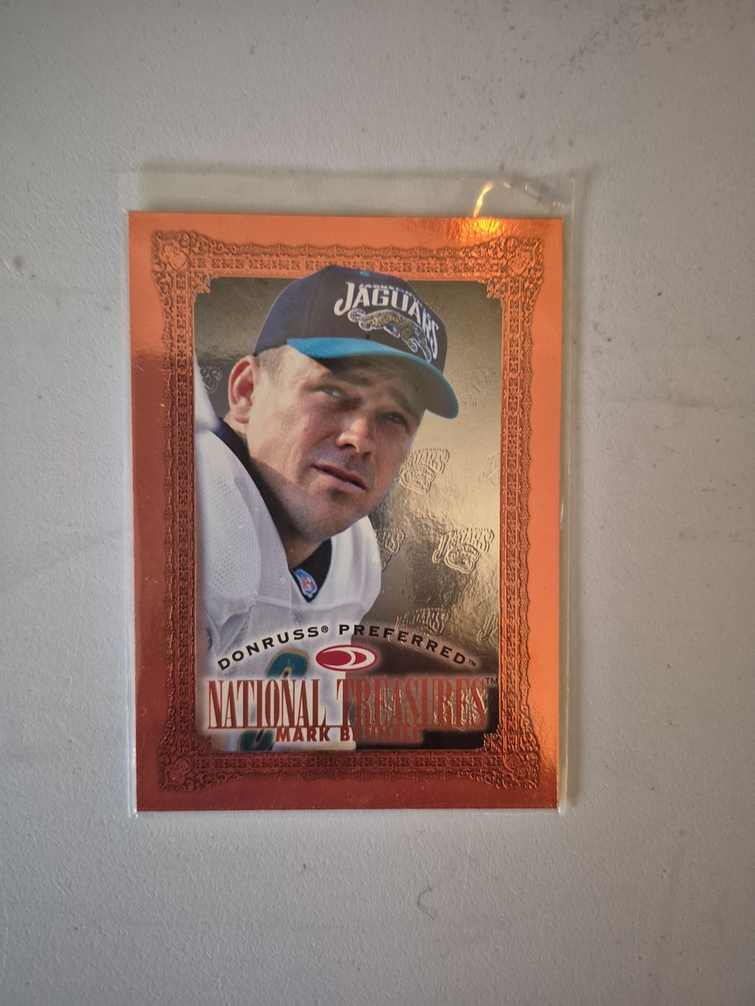 1997 Donruss Preferred National Treasures Mark Brunell #14 Copper