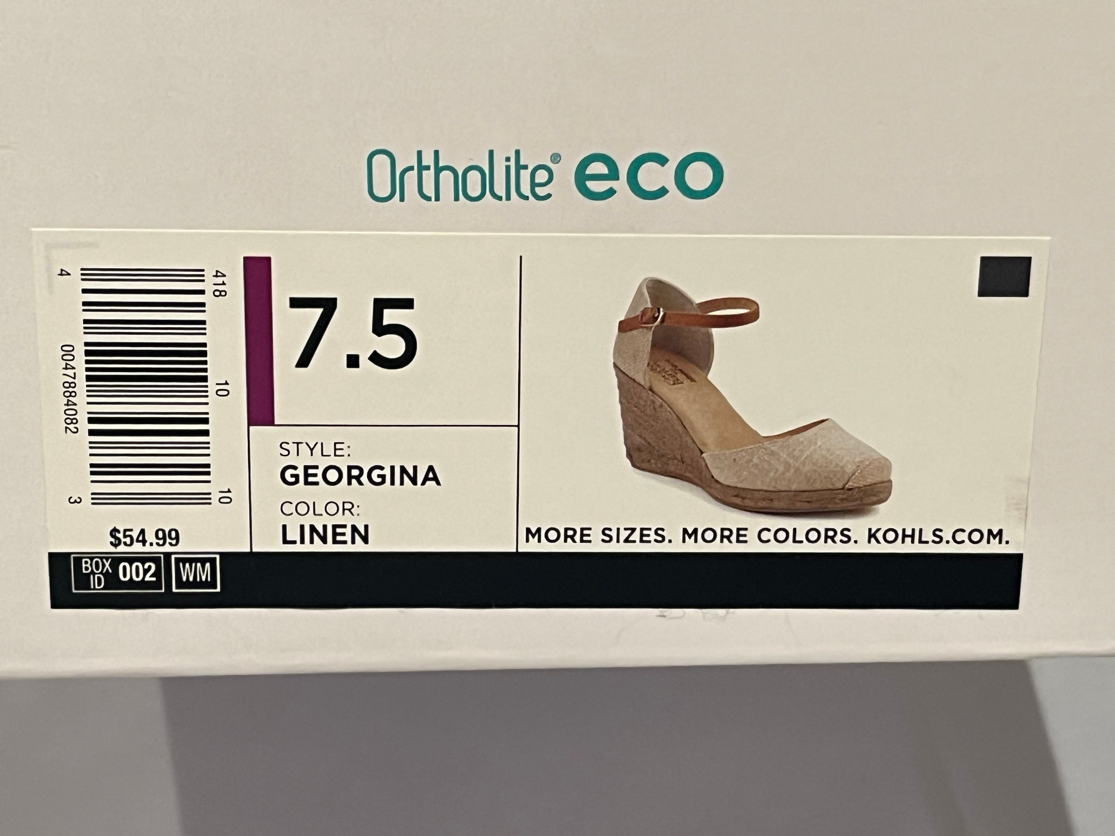 Ortholite Eco Georgina Wedge Sandal