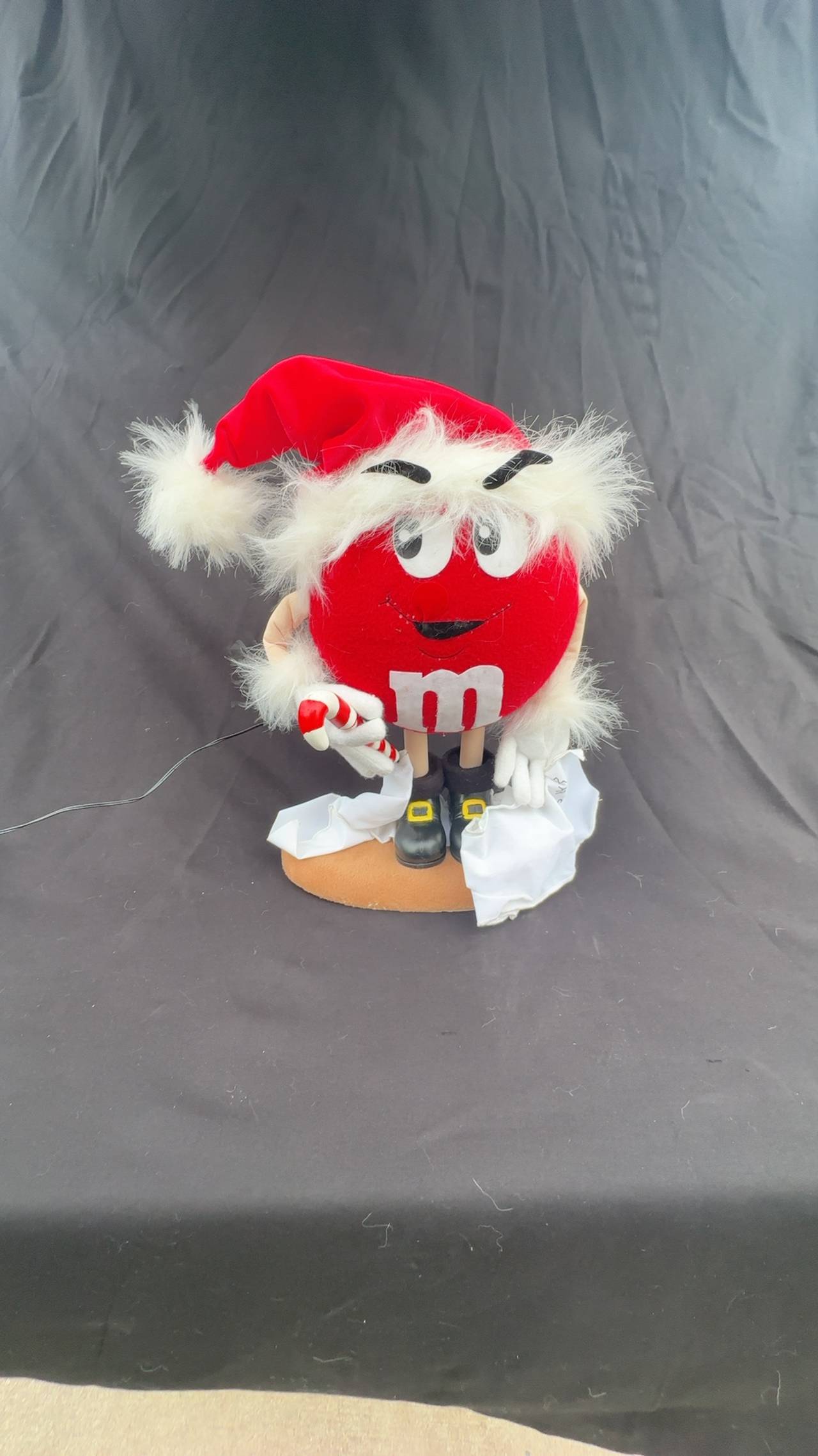 M&M's Motion-ette Animated Red M&M Christmas Decoration 20-inch