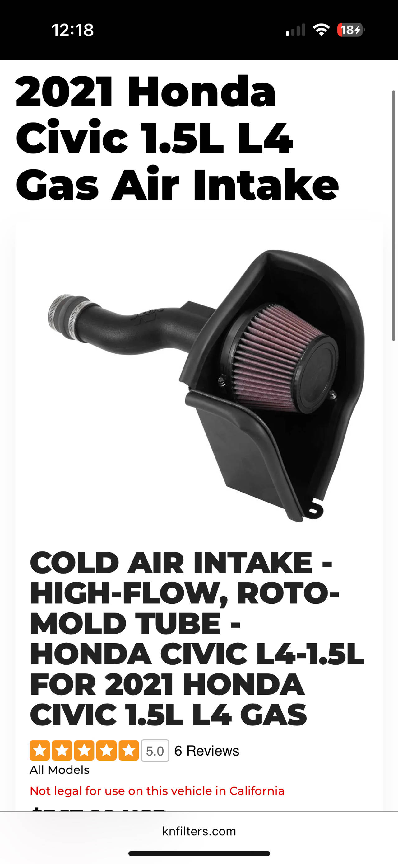 Cold Air Intake