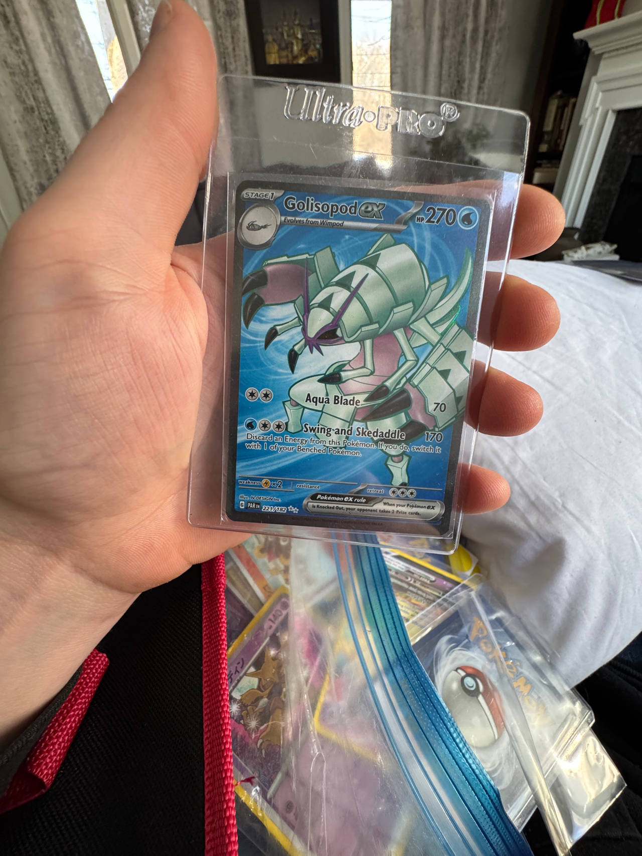 Golisopod ex 221/182 Paradox Rift Full Art Ultra Rare