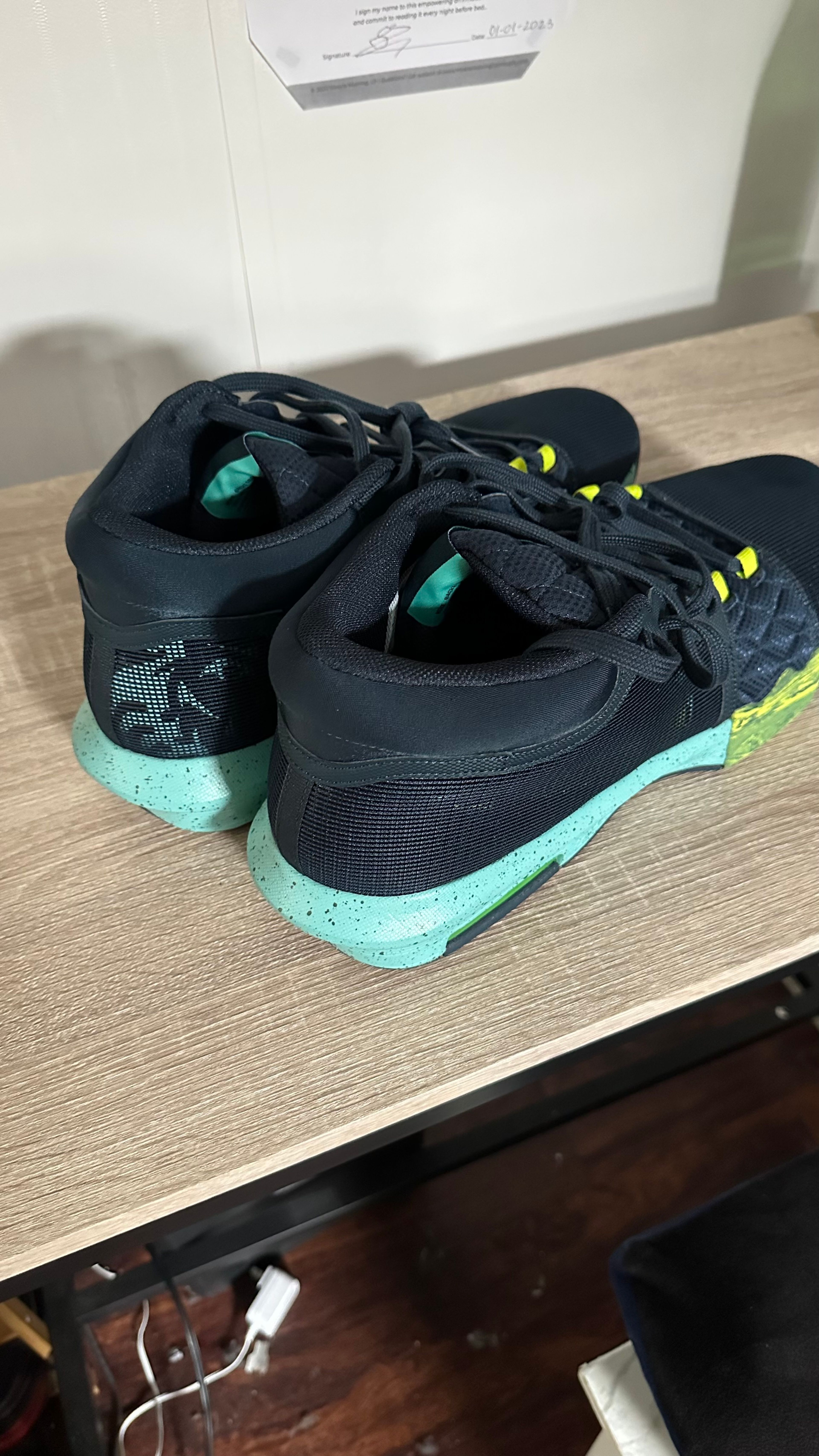 Nike LeBron Witness 8 Basketball Shoes Navy/Carolina Blue - Image 7