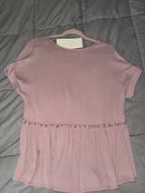 Charolette Avery Ruffle Hem Short Sleeve Shirt - Image 3