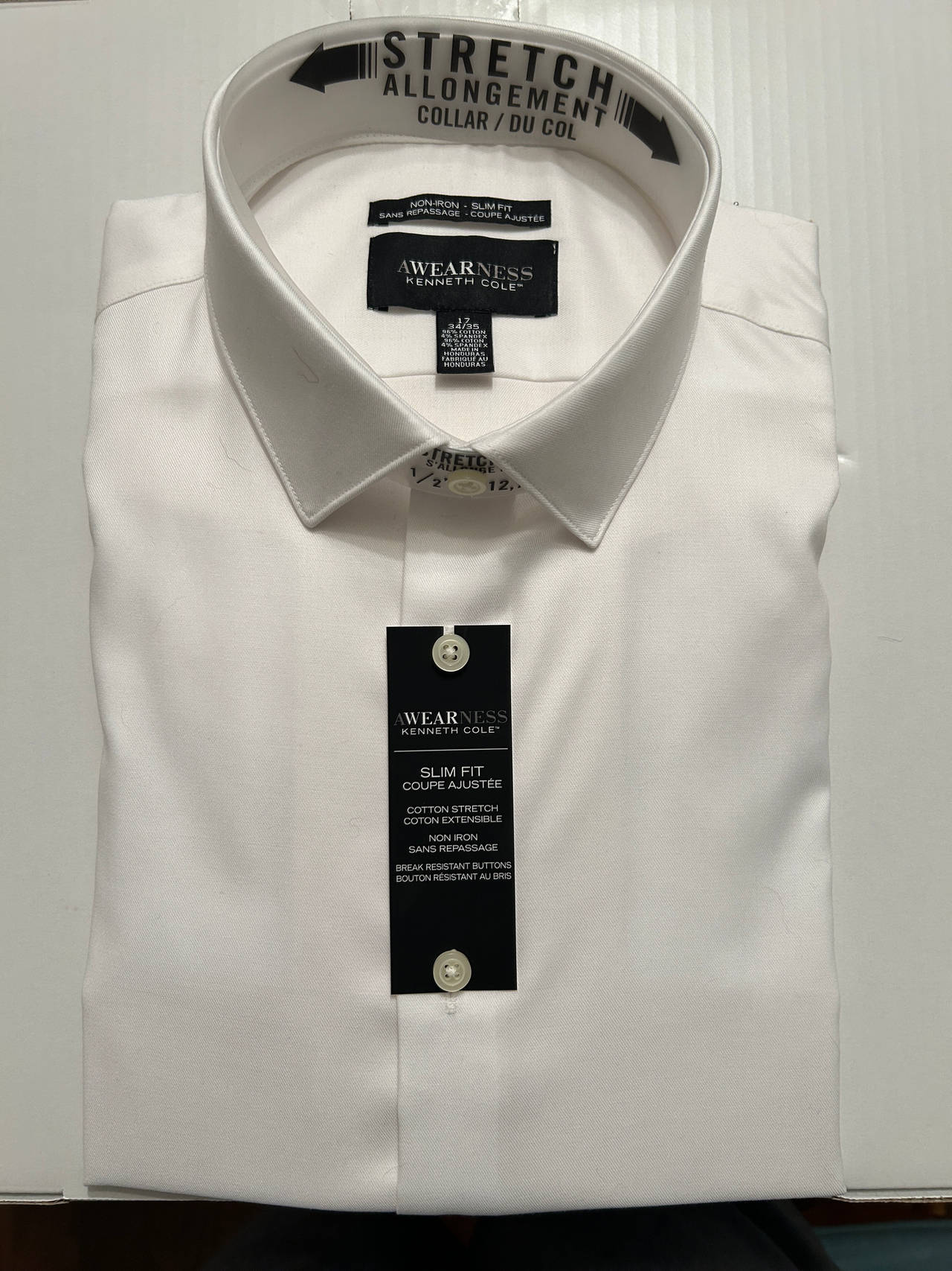 AWEARNESS Kenneth Cole Dress Shirt